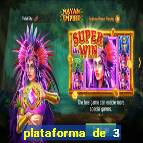 plataforma de 3 reais jogo